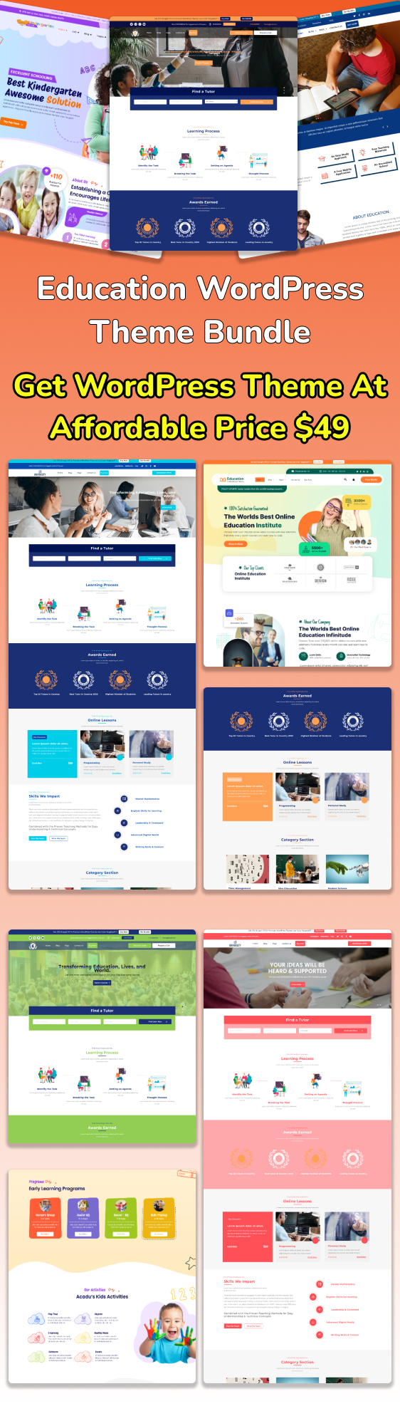 Education WordPress Theme Bundle