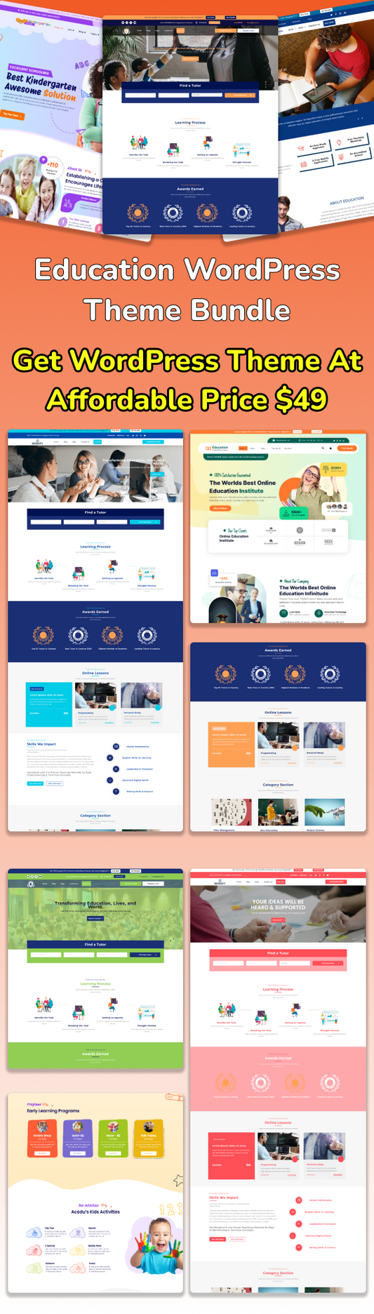 Education WordPress Theme Bundle