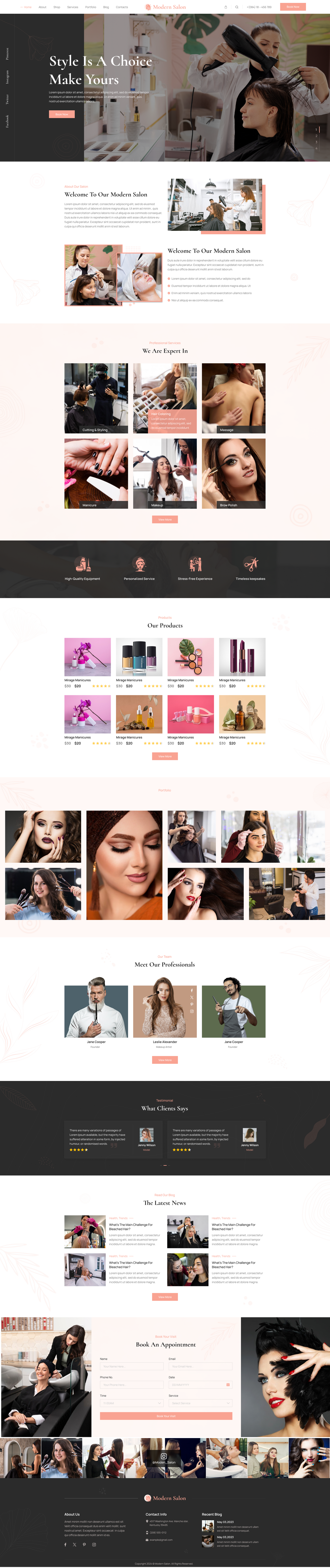 Cosmetics WordPress Theme