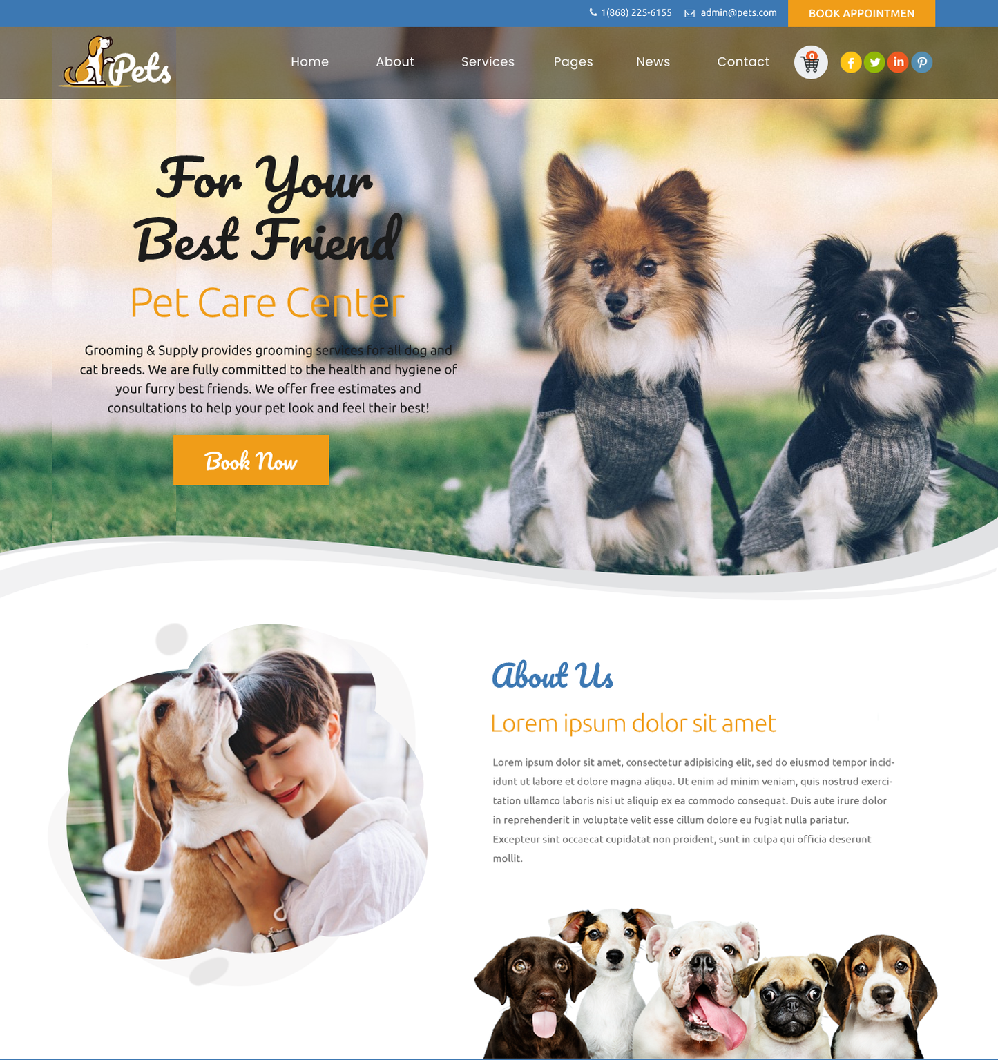 Dog Breeder WordPress Theme