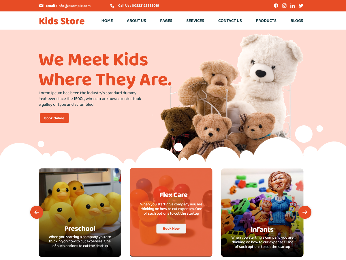 Kids Toy Shop WordPress Theme