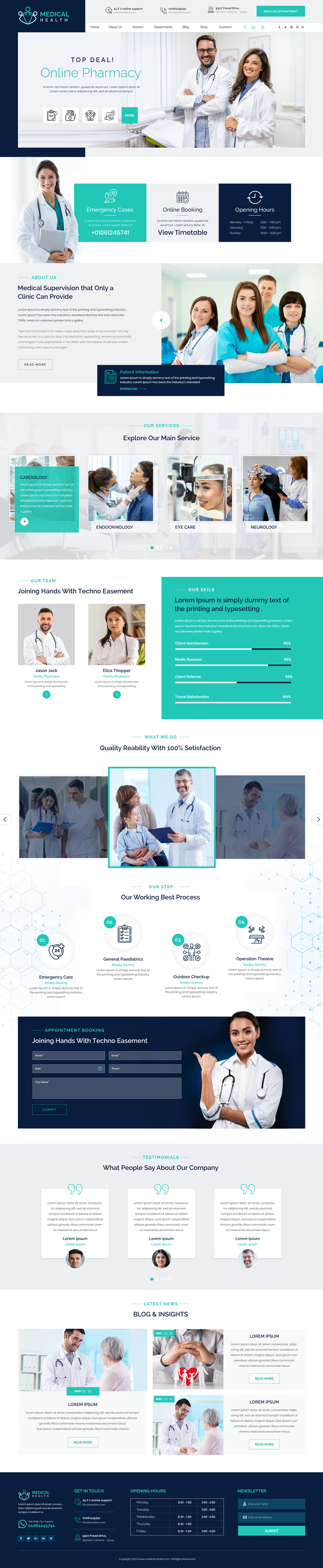 Medical Appointment WordPress Theme