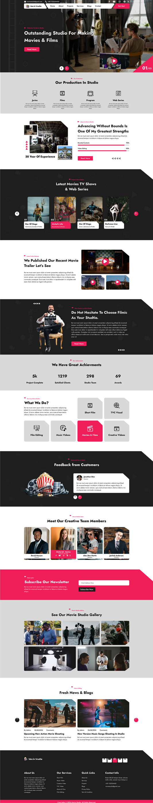 Moviemaker WordPress Theme