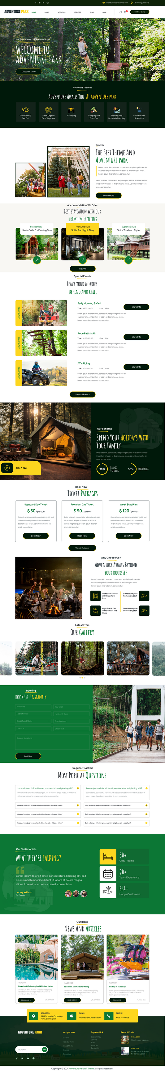 Resort WordPress Theme