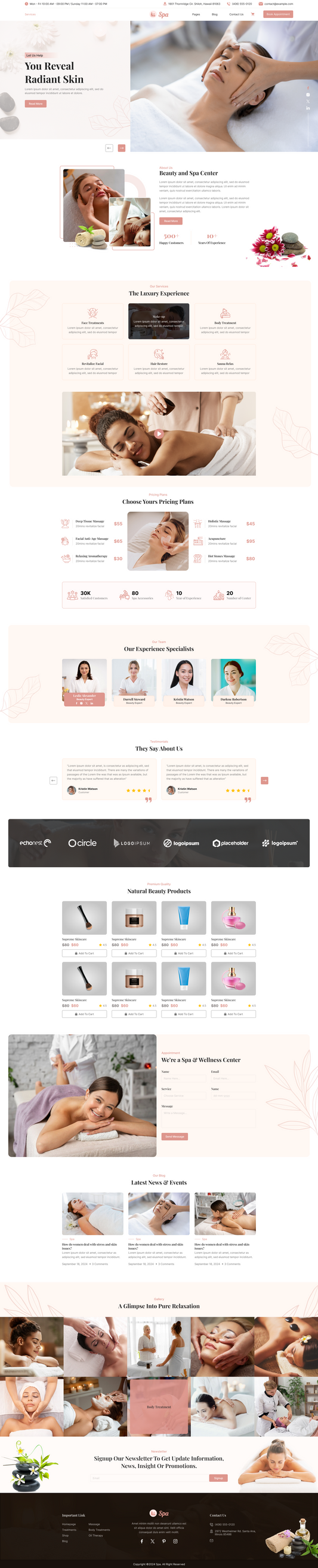 Sauna WordPress Theme